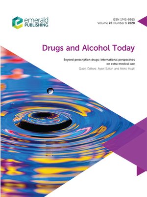 cover image of Drugs and Alcohol Today, Volume 20, Number 1